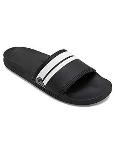 Produktbild: Quiksilver Herren Rivi Slide Sandale,Black Black White 44 EU