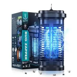 Produktbild: Quilted Northern Insektenvernichter Elektrisch, 20 W UV Mückenvernichter Lampe, Mückenschutz Mit LED Licht, Elektrische Fliegenfalle Mückenfalle Mückenlampe für Garten Innen und Aussen