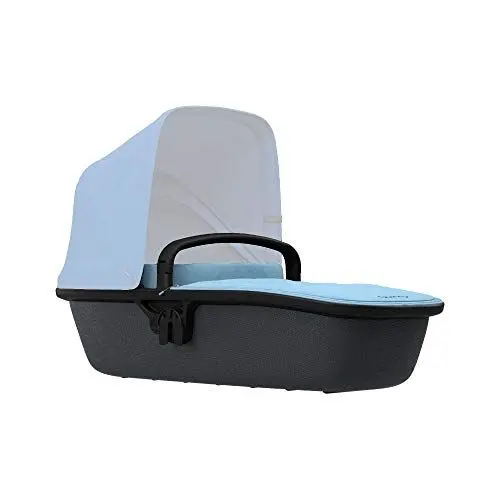 Produktbild: Quinny Lux Kinderwagenaufsatz, passend für Buggy Zapp Flex und Zapp Flex Plus, ultraleichte Babywanne, robust und atmungsaktiv, innovatives Design, nutzbar ab der Geburt bis 6 Monate, sky on graphite