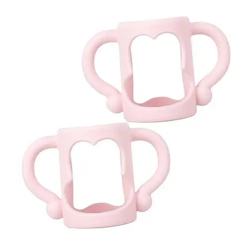 Produktbild: QUMIIRITY Praktische Babyflaschengriffe 2 Stück Babyflaschengriffe Fütterungsflaschengriffe Für Neugeborene Babyflaschen Für Neugeborene