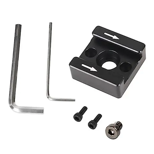 Produktbild: QUMIIRITY 3 Sätze kalter Schuh Blitzschuhadapter Halterung für DSLR Blitzschuhhalterung Monitor Halter Monitor Bracket Halterung für Blitz Adapter für Blitzstativ Aluminiumlegierung Black
