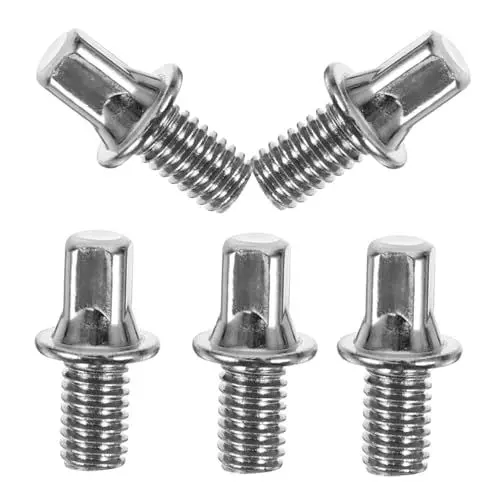 Produktbild: QUMIIRITY 5-teiliges Schraubenset Für Schlagzeugpedale – Vierkantmutter Für Schlagzeug-hardware – Ersatzschrauben Für Basspedale – Metallschrauben Für Pedale