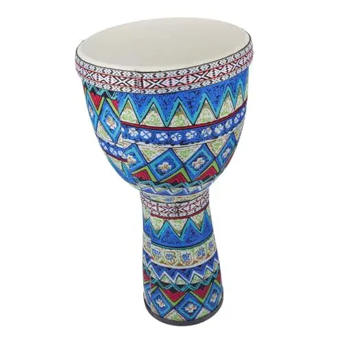 Produktbild: QUMIIRITY Djembe Für Kinder Bunte Handtrommel Kinder Djembe Percussion-kompakttrommel Kinder Trommeln Kleine Djembe Bodentrommel Für Kinder Handtrommelinstrument Afrikanische Djembe PVC