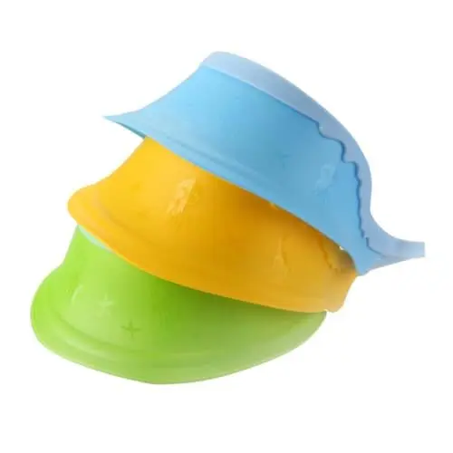 Produktbild: QUMIIRITY Bade- Und Duschhaube Aus Silikon – Baby-haarwaschhaube – Ohrenschutz – Für Kinder (3–6 Jahre)
