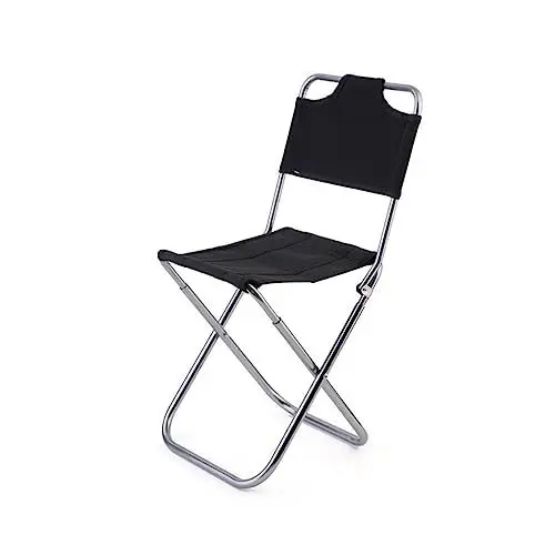 Produktbild: QUMIIRITY Faltbarer Campingstuhl Mit Rückenlehne Ultraleichter Klappstuhl Aus Tragbar Für Outdoor Reisen Angeln Und Picknick