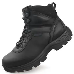 Produktbild: QUNLON Wanderschuhe Herren Leicht Trekkingschuhe Herren Leder Outdoorschuhe Wanderstiefel Herren Wasserdicht Hiking Schuhe Herren trekkingstiefel Walking Schuhe Herren Schwarz-44EU