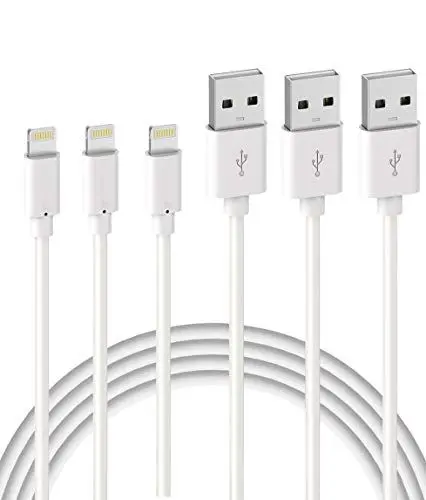 Produktbild: Quntis 3Pack 2m iPhone Ladekabel, MFi Zertifiziertes iPhone Kabel kompatibel mit iPhone 14 13 12 SE 2020 11 Pro XS Max XR X 8P 7P 6P iPad Pro Air Mini