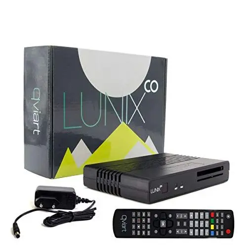 Produktbild: Qviart Lunix CO Full-HD 1080p CI Satelliten Receiver Linux E2 Combo(Sat+Kabel) DVB-S2/C mit Common Interface und HbbTV