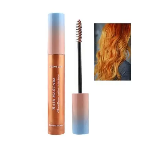 Produktbild: Qwesure Xixi Einweg Haarfärbemittel Mascara - Unbedenkliches temporäres farbwechselndes Haarfärbemittel waschbar botanisch unbedenklich zweifach verwendbar farbiges Mascara