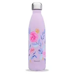 Produktbild: QWETCH - Isothermische Originals Flasche - Rosa 750ml - Nomadische Edelstahlflasche - 24h Kalt und 12h Warm - Wasserdicht, BPA-frei & wiederverwendbar
