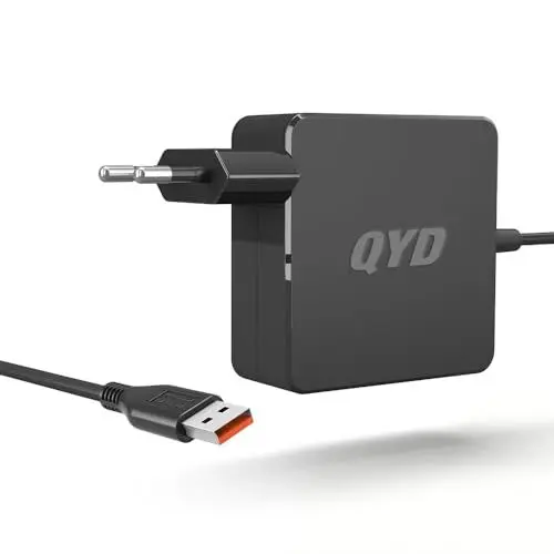 Produktbild: QYD 65W Laptop Ladekabel Netzteil für Lenovo Yoga pro 4 Yoga 900 900-13ISK Yoga 700 11 Yoga 700 14 700-11Isk 80QE Yoga 3 Pro Miix 700 Ladegerät Notebook Power-Cord AC Adapter