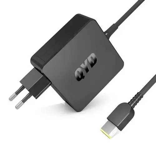 Produktbild: QYD 65W Notebook-Netzteil-Ladegerät für Laptop-Ladekabel Lenovo-Lenovo Thinkbook 15 14s 14 13 13s 13s-IWL 14s-IWL 14-IML 15-IML 14-IIL 15-IIL 20R9 20RM 20RV 20RW 20SM 20SL X260 Power Suppy AC-Adapter