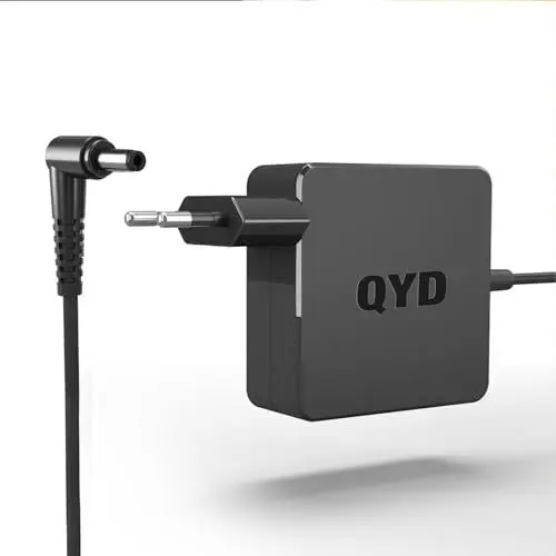 Produktbild: QYD 65W Notebook Netzteil Ladegerät für Laptop-Ladekabel Asus A55A X550 X551M X751S X551MA X555L F555B F555L F551CA F751M R510 R510L R556 F550L F756U F554L F751L R752L EXA1208EH AC Adapter Power Kabel
