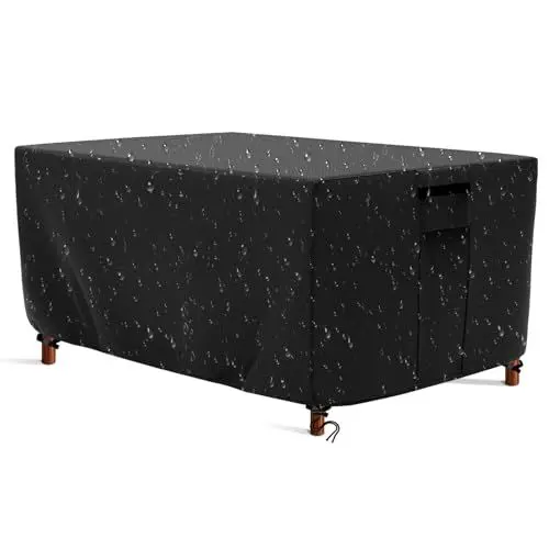Produktbild: QZMVER Abdeckhauben für Möbelsets,Abdeckung für Gartenmöbel Wasserdichtes,Schutzhüllen Für Garten Tisch und Stühle Sitzgruppe,Anti-UV Abdeckplane Gartenmöbel Staubdicht Outdoor-(242x182x100cm)