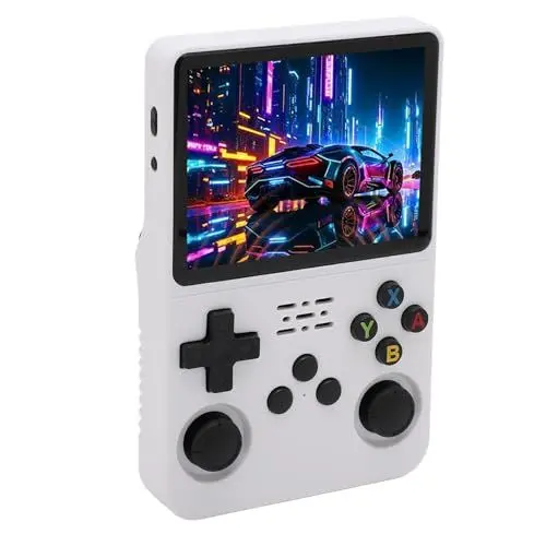 Produktbild: R36S Retro-Handheld-Spielekonsole, 3,5-Zoll-IPS-Bildschirm Videospielkonsole, Dual 3D Rocker, Hand-Emulator-Konsole mit Open-Source-Linux-System, 3000-mAh