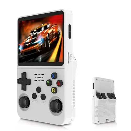 Produktbild: R36S Retro-Handheld-Videospielkonsole, 3,5 Zoll IPS 640 X 480 HD Retro-Handheld-Spielekonsole, Tragbare Handheld-Videospielkonsole für -System (64G)
