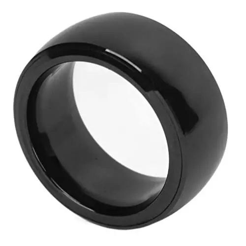 Produktbild: R4 Smart Ring, Keramik-NFC-Ring, IP68-Szenario-Benachrichtigung, Ausgezeichneter Brechungsindex, Multi-Card-Simulation, Niedrige Wärmeleitfähigkeit für IOS-Telefone (Größe 11)