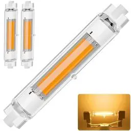 Produktbild: R7S LED 118mm Dimmbar Lampen, 30W R7S LED 118mm Glühbirne Ersatz für 300W Halogenlamp, Warmweiß 3000K 3000LM Kein Flackern, 360°Abstrahlwinkel LED Stab, LED Leuchtmittel, 2er Pack