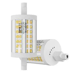 Produktbild: R7S LED Lampen 78mm Dimmbar 15W, Doppelendige J Typ Flutlichter (150W Halogenstab T3 äquivalent), 6000K 2000Lm, LED Leuchtmittel Stablampe, Wände Sicherheit Böden Glühbirnen, 2er-Pack (Kaltes Weiß)