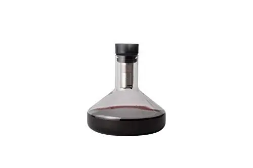 Produktbild: Rabbit Pura Dekantiersystem - Weindekanter aus Glas mit Weinbelüfter als Trichter im Geschenkkarton, 750 ml