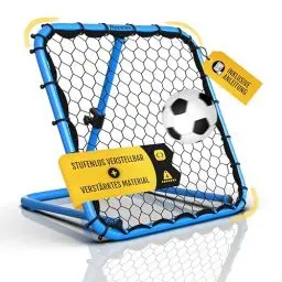 Produktbild: Racetex Rebounder für Fußball Kinder (STUFENLOS VERSTELLBAR) - Fußball Rebounder Kinder und Jugendliche - Prellwand Fussball für EIN besseres und abwechslungsreiches Training
