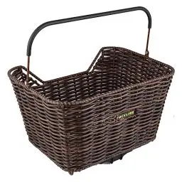 Produktbild: Racktime Tubus Carrier Systems GmbH Unisex – Erwachsene System Korb Racktime Baskit Willow 2.0 Kindersitze, Braun, 43x31x24