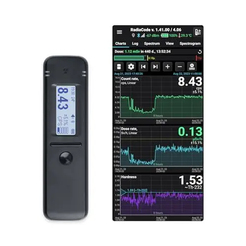 Produktbild: Radiacode 102 Multifunktionaler Geigerzähler - Detektor ionisierender Strahlung und Gamma-Spektrometer