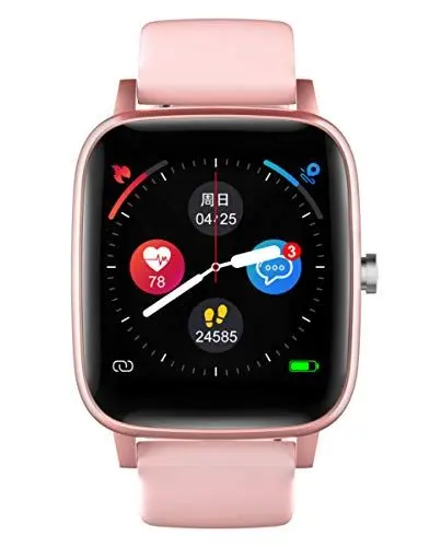 Produktbild: Radiant - Queensboro-Kollektion - Smartwatch, Smartwatch mit Pulsmesser, Blutdruckmessgerät, Schlafmonitor und Digital-Aktivitätsarmbandfunktion. Für Männer und Frauen. Kompatibel mit Android iOS.