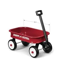 Produktbild: Radio Flyer Little Red Toy Wagen, Kleiner Spielzeugwagen zum Ausstellen, 36 Zentimeter lang