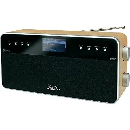 Produktbild: Radiostation - DAB - UKW - WIFI - Internetradio - Kopfhöreranschluss - AUX - Senderspeicher - LC-Display - Digitalradio - Fernbedienung - Wireless Music Streaming - Spotify - Dual Radiostation IR6S