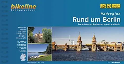 Produktbild: Radregion Rund um Berlin: Die schönsten Radtouren in und um Berlin. 1:20.000, 1:50.000, 1:75.000, 1.060 km, wetterfest/reißfest, GPS-Tracks Download, LiveUpdate (Bikeline Radtourenbücher)