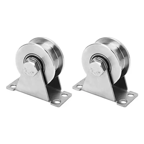 Produktbild: Radriemenscheibe, 100 Kg, Geräuschlos, Deckenlager, Stück, Tragende Einzelriemen, Wandfeste Riemenscheibe, Einzelnes Riemenscheiben-Set, Beweglich, für 2 Stück Montiert