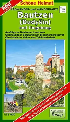 Produktbild: Radwander- und Wanderkarte Bautzen und Umgebung: Ausflüge im Bautzener Land vom Oberlausitzer Bergland zum Biosphärenreservat Oberlausitzer Heide- und Teichlandschaft. 1:35000 (Schöne Heimat)
