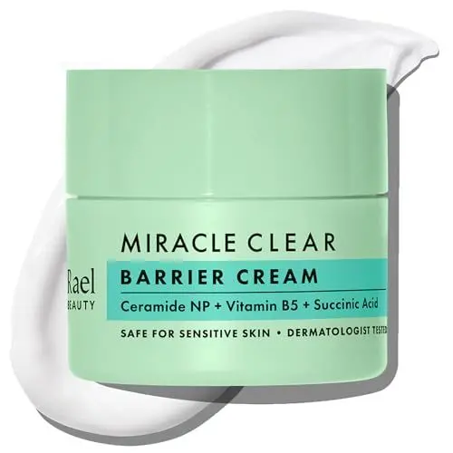 Produktbild: Rael Anti Pickel Gesichtscreme – Feuchtigkeitscreme Gesichtscreme für fettige und zu Akne neigende Haut, leicht, mit Bernsteinsäure, Vitamin B5 (1,8 oz)