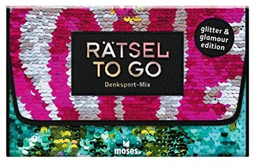 Produktbild: Rätsel to go | Denksport-Mix: glitter und glamour edition | Rätselbuch für unterwegs