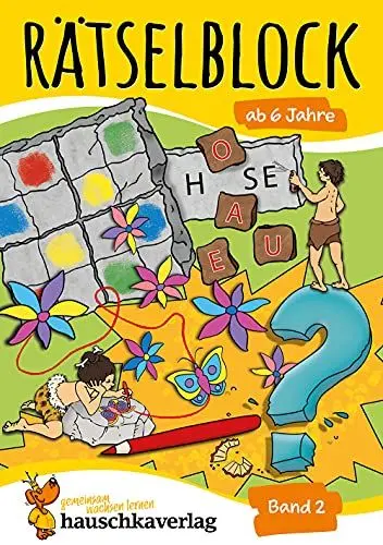 Produktbild: Rätselblock ab 6 Jahre - Band 2: Bunter Rätselspaß für Kinder - Sudoku, Fehlersuche, knobeln und logisches Denken fördern (Rätselbücher, Band 637)