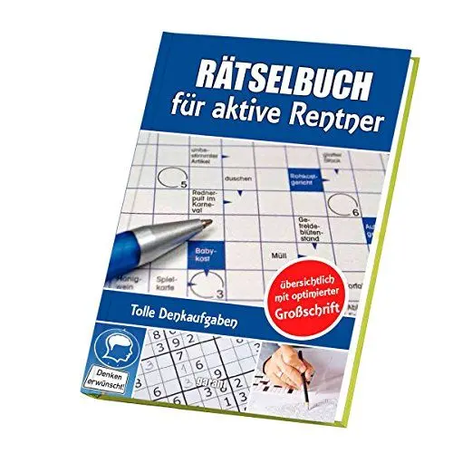 Produktbild: Rätselbuch für Aktive Rentner: Tolle Denkaufgaben in Großschrift