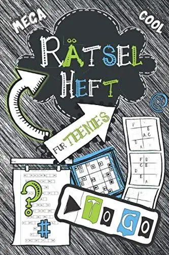 Produktbild: Rätselheft für Teenies to go: Cooles Rätselheft für Teenies ab 12: Kreuzworträtsel, Logicals, Wortsuche, Labyrinthe, Buchstabenrätsel, Kakuro, Sudoku