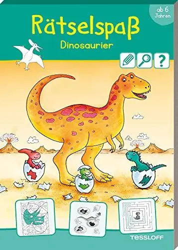 Produktbild: Rätselspaß Dinosaurier. Ab 6 Jahren (Rätsel, Spaß, Spiele)