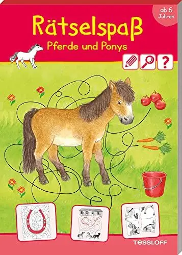 Produktbild: Rätselspaß Pferde & Ponys. Ab 6 Jahren (Rätsel, Spaß, Spiele)