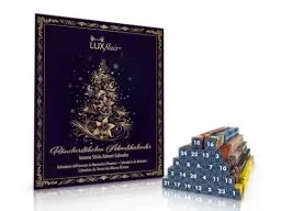 Produktbild: Räucherstäbchen Adventskalender 2024 von Luxflair – 48 Stäbchen, 24 Düfte inkl. Halter für tägliche Duftüberraschungen, Adventszeit, Geschenkideen