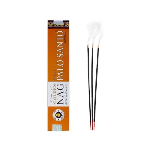Produktbild: Räucherstäbchen im Palo Santo zur Reinigung und Duft des Raumes – Indischer Weihrauch mit dem Duft von Palo Santo in Stäbchen, 15 g