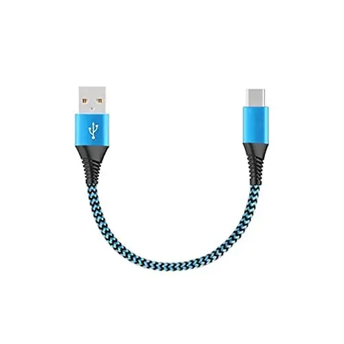 Produktbild: RAEWSTCO usb ladekabel 0,5 usb typ-c kabel usb-a & usb-c 3.0 kabel fast sync und ladekabel ladekabel 0,5 m (blau)