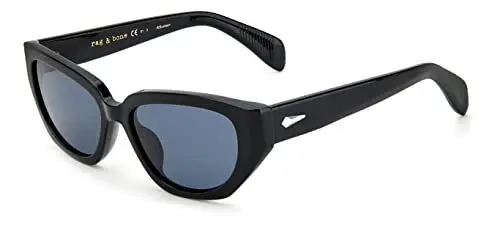 Produktbild: Rag&Bone Unisex Rnb1055/s Sunglasses, 807/IR Black, 54