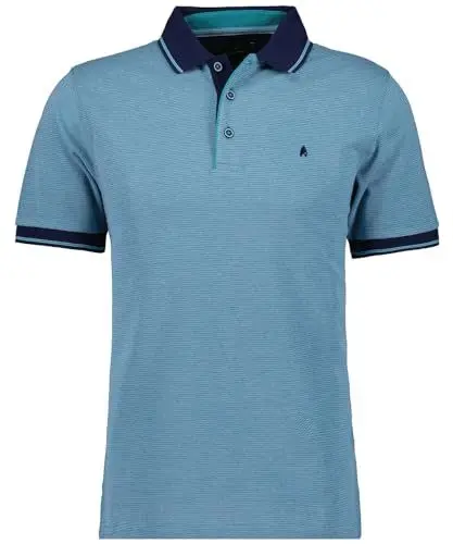 Produktbild: RAGMAN Herren Poloshirt farbig gestreift Jade-338, M