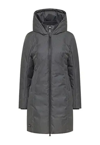 Produktbild: Ragwear Damen Übergangsmantel AMARRI schwarzmeliert XL
