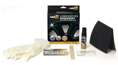 Produktbild: Raid HP 340002 Aluminiumfelgen Reparatur Kit, schwarz glänzend