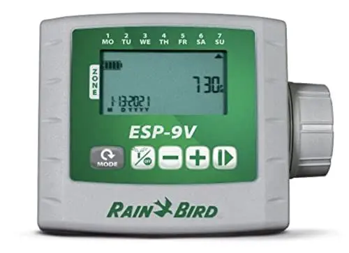 Produktbild: Rain Bird - ESP-9V Controller, 4-Jahreszeiten-Bewässerungsprogrammierer, Grau