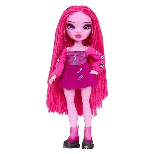 Produktbild: Rainbow High Shadow High Serie 3 - Pinkie James - Pinkfarbene Modepuppe - Modisches Outfit und mehr als 10 Bunte Spielaccessoires - Ideal für Kinder von 4-12 Jahren und Sammler
