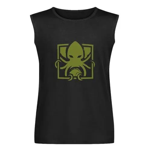 Produktbild: Rainbow Six Siege Alibi Stealth Logo Men's Vests Tank Tops O-Neck 100% Cotton Undershirts Unisex Sleeveless T-Shirt L